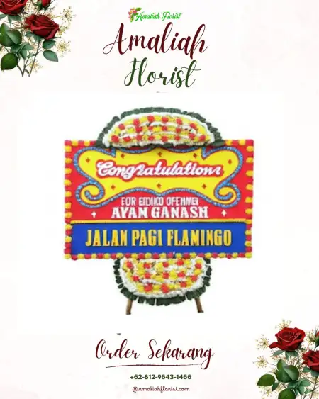 Sewa Papan Bunga Blang Bintang